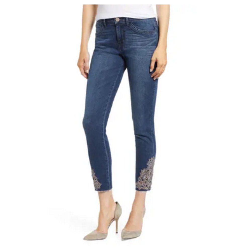 Wit & Wisdom High Waist Ankle Skimmer Jeans